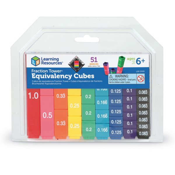 Fraction Tower® Cubes - Equivalency Set®