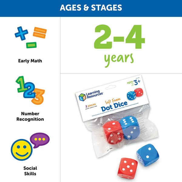 Learning Resources Foam Dot Dice