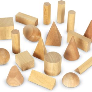 Learning Resources Wooden Geometric Solids
