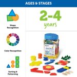 Learning Resources 1cm Wooden Pattern Blocks Set of 250