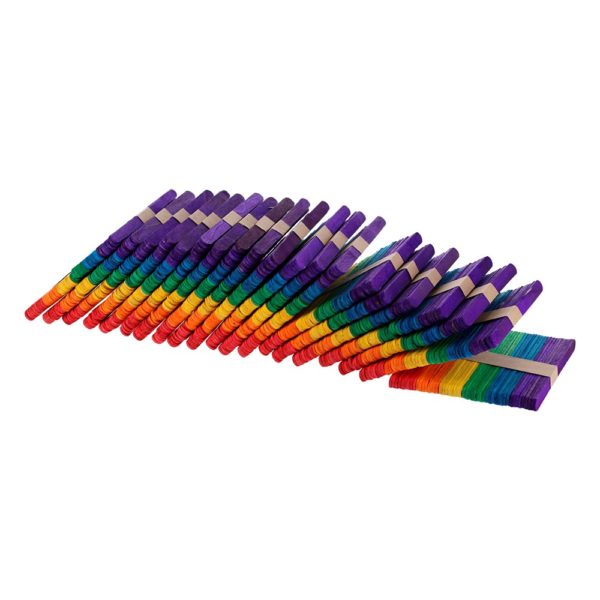 Classmates Wooden Craft Sticks - Standard - Coloured - Pack of 1000