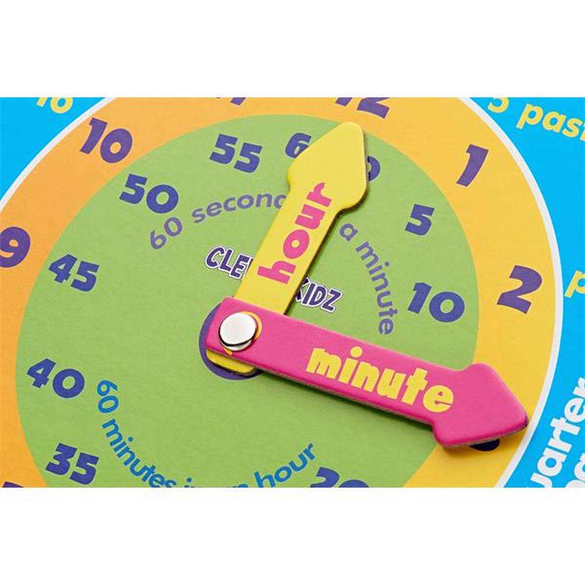 Clever Kidz 23cm Magnetic Clever Clock