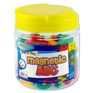 Tub 68 Magnetic Abc Letters and Numbers
