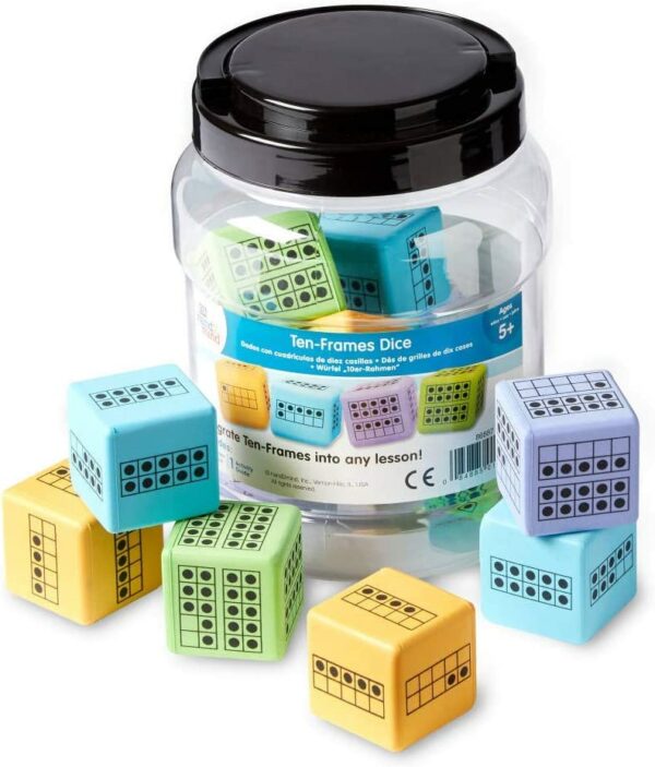 Learning Resources Ten Frames Dice Game