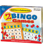 Addition & Subtraction Bingo Board Game