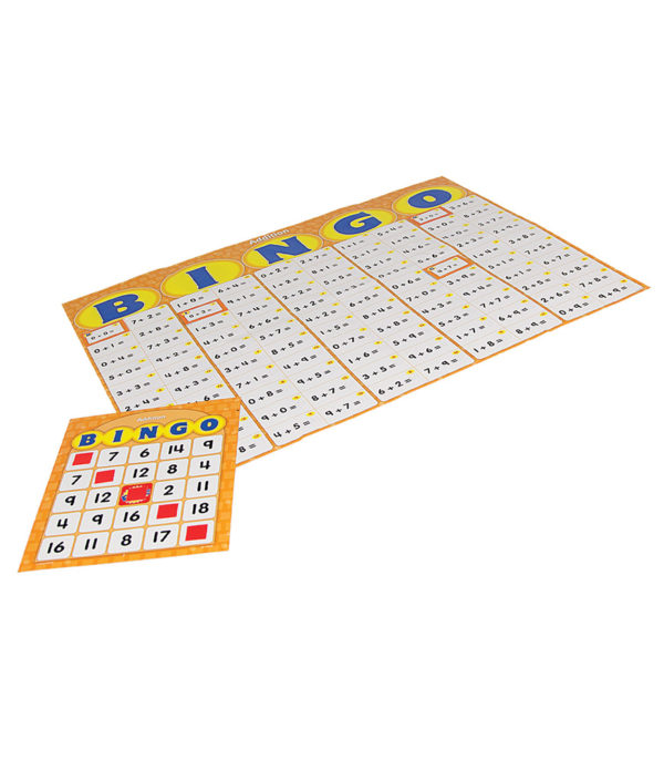 Addition & Subtraction Bingo Board Game