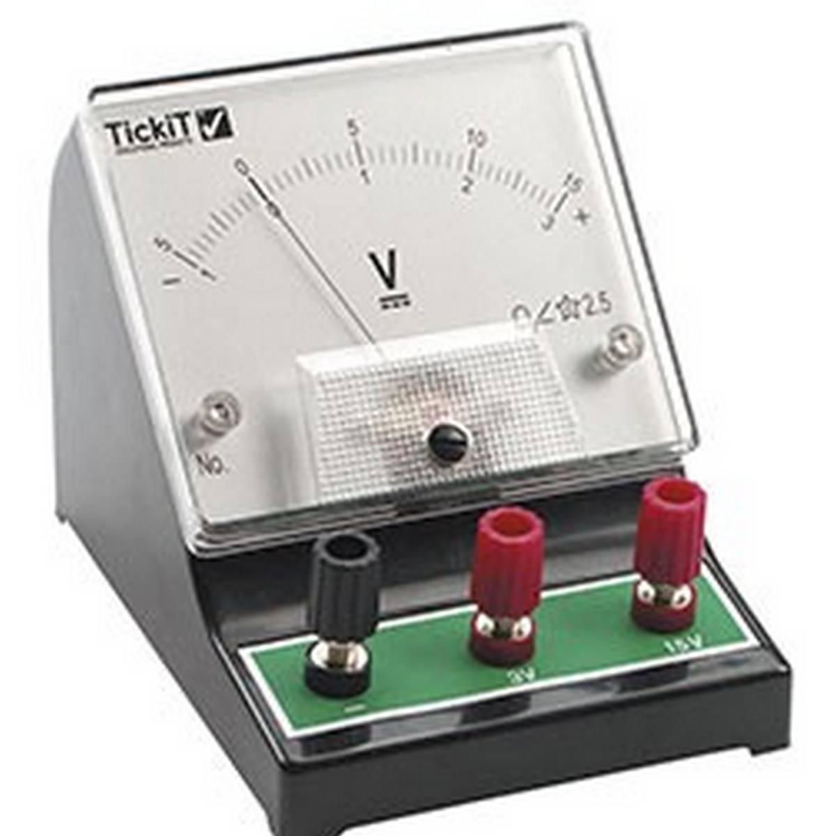 Voltmeter 0-3V/0-15V