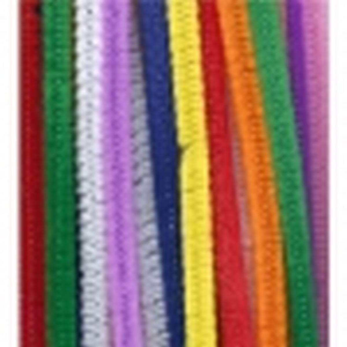 Chenille Pipe Cleaners Neon Colours