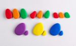 Rainbow Pebbles - Pack of 36