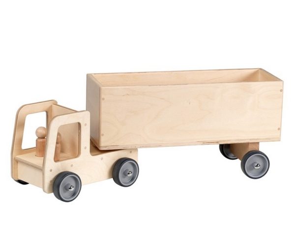 Truck With Box Trailer