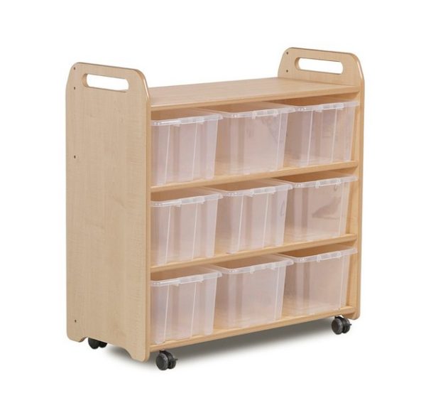 Mobile Shelf with Back