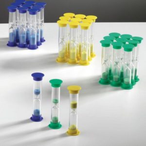 Mini Sand Timer -1 Minute Pack of 3