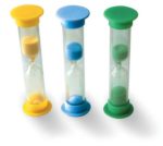 Mini Sand Timer -1 Minute Pack of 3