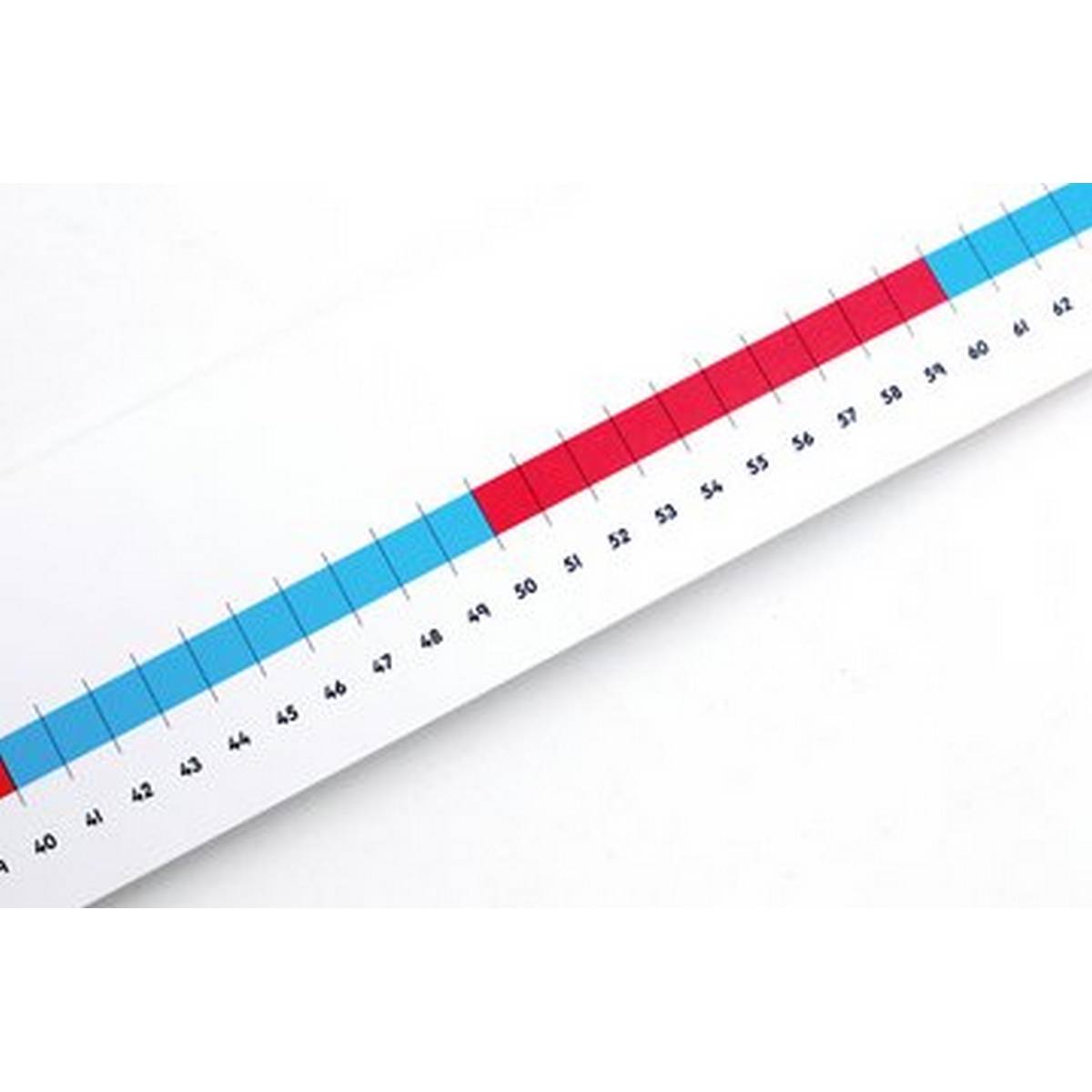 Numicon 0-100cm scale Number Line