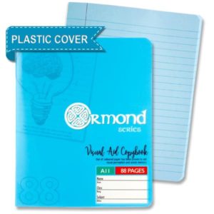 Ormond A11 88pg Visual Memory Aid Copy Book - Blue