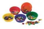 Coloured Sorting Bowls 15cm Pack of 6