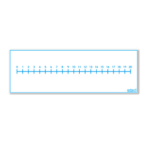 Double Sided Write 'n' Wipe Number Lines Pack of 30
