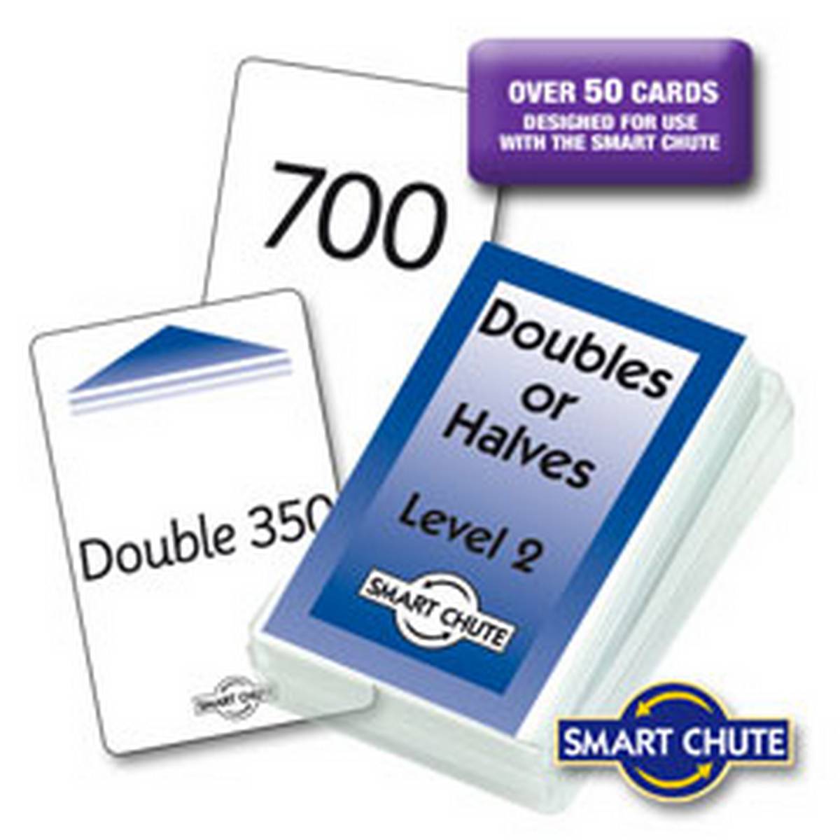 Double / Halves Chute Cards - Level 2