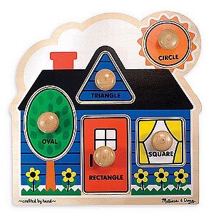 First Shapes Jumbo Knob Puzzle - 5 Pieces