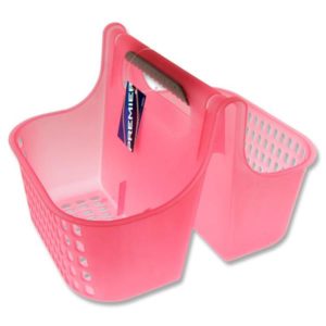 Multifunctional Storage Caddy Basket - Pink