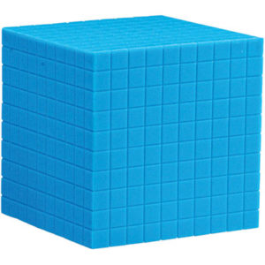 Grooved Plastic Base Ten Cube