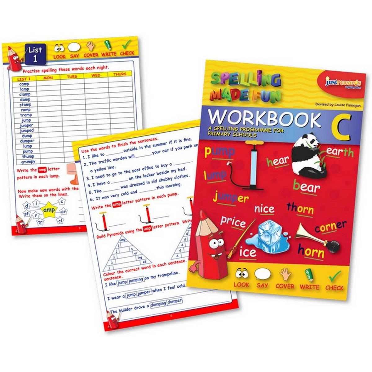 Spelling Made Fun Pupils Workbook C | خرید کتاب Workbook C-spelling made fun کتاب املای انگلیسی کودکان
