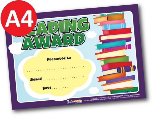 Jumbo Reading Award Certificates