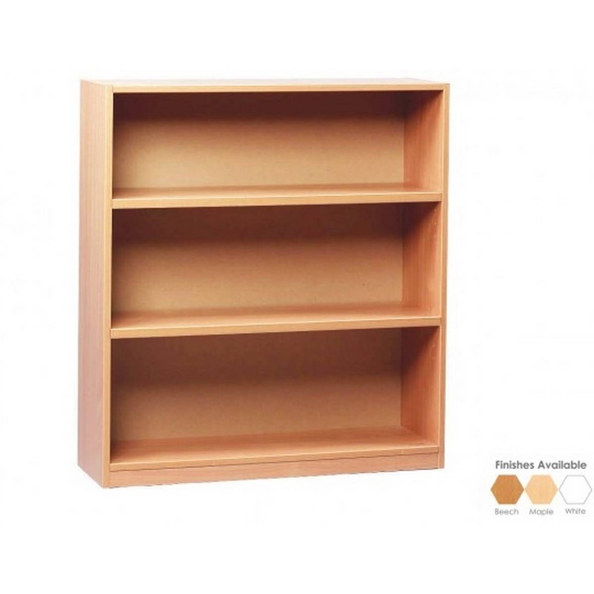 Open Bookcase with 2 Adjustable Shelves