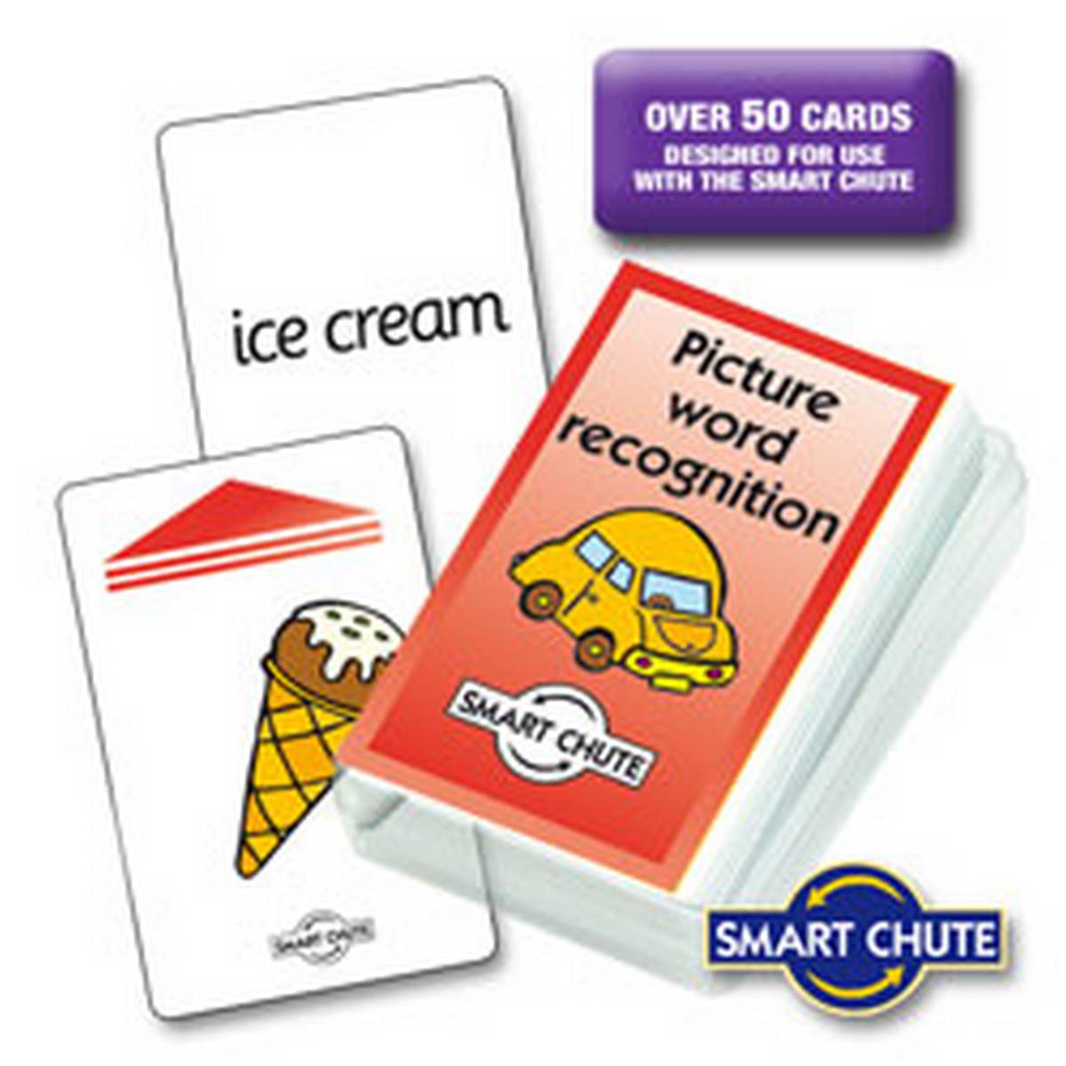 Picture Word Recognition Chute Cards