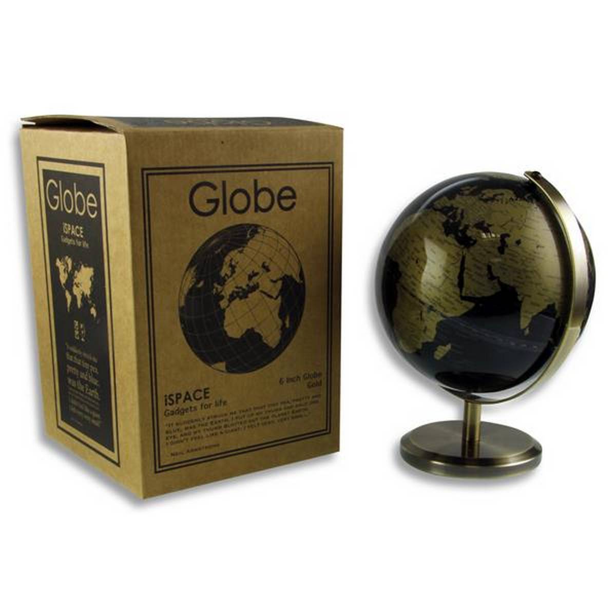 iSpace Mini Globe 6" Gold