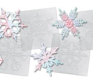 Snowflakes Rubbing Plates