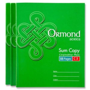 Ormond C3 88 Page Sum Copies Pack of 5
