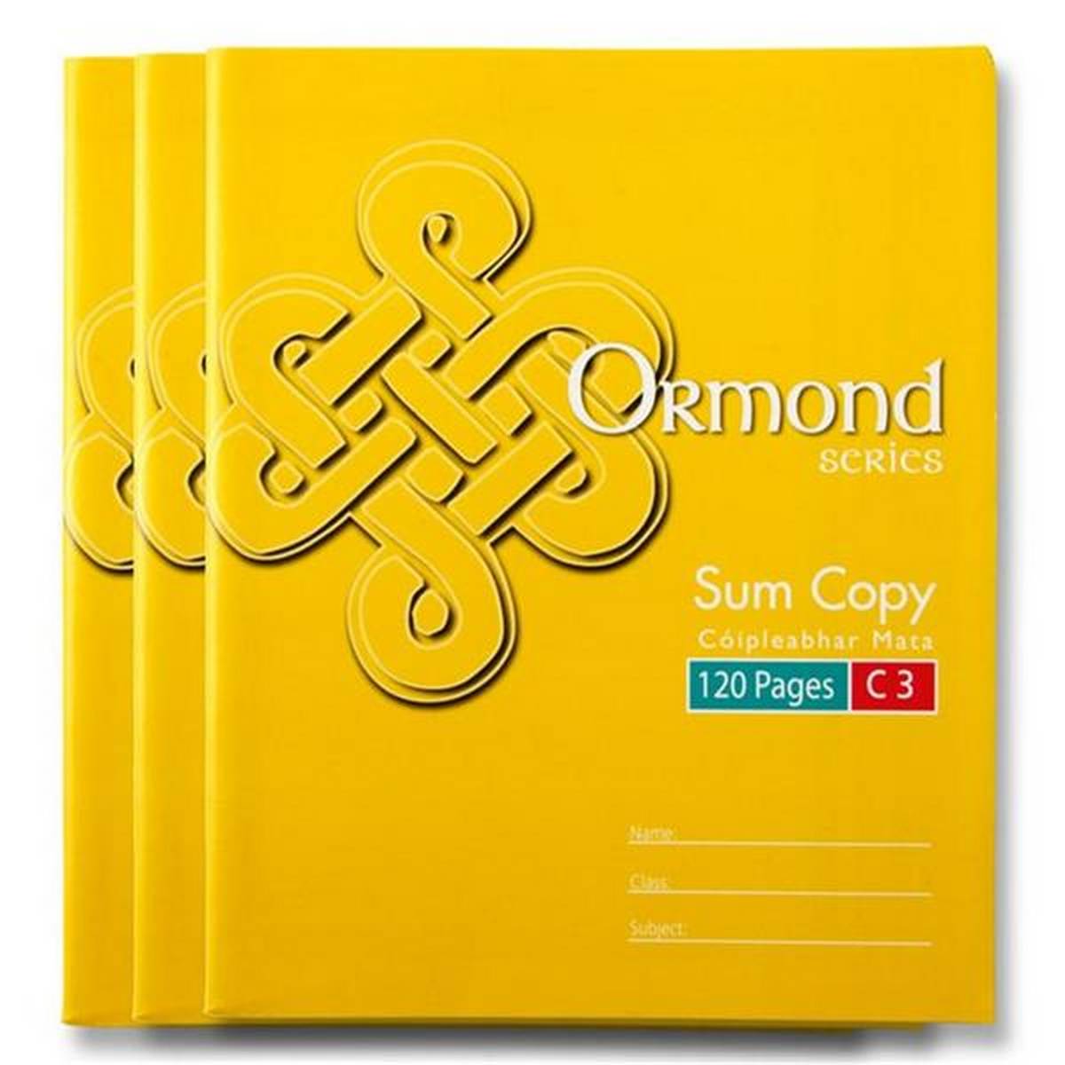 Ormond C3 120 Page Sum Copies Pack of 5