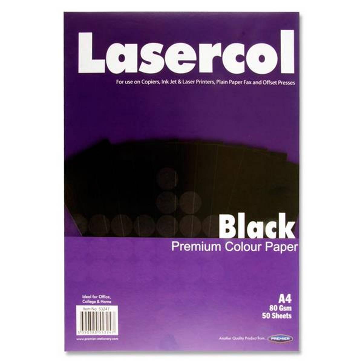 A4 Black Paper 80gms (Pack of 50 Sheets)