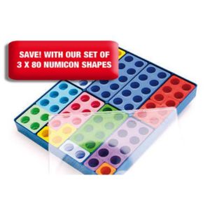Numicon Shapes Box of 80 (Set of 3)