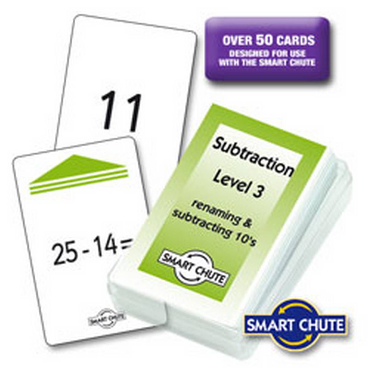 Subtraction Facts Chute Cards - Level 3