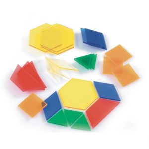 Translucent Pattern Blocks - Pack of 245