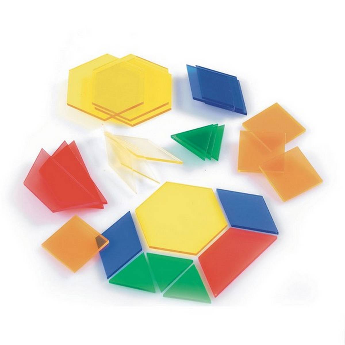 Translucent Pattern Blocks - Pack of 245