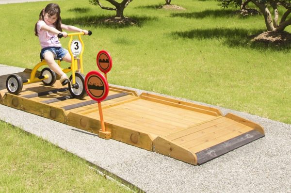 Outdoor Trike Obstacle Course