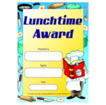 Lunchtime Award Certificates