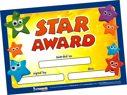 Star Award Certificates