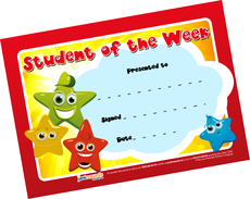 Student of the Week Certificates