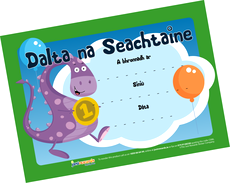Dalta na Seachtaine Certificates