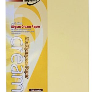 A4 Activity Paper Cream (Pack of 80 sheets)