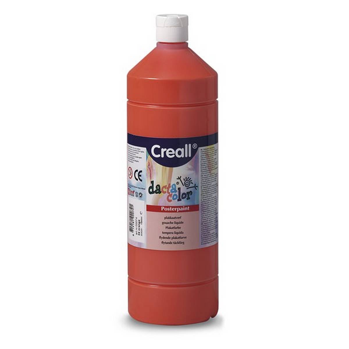 Creall 1 litre Bottle Poster Paint - Orange