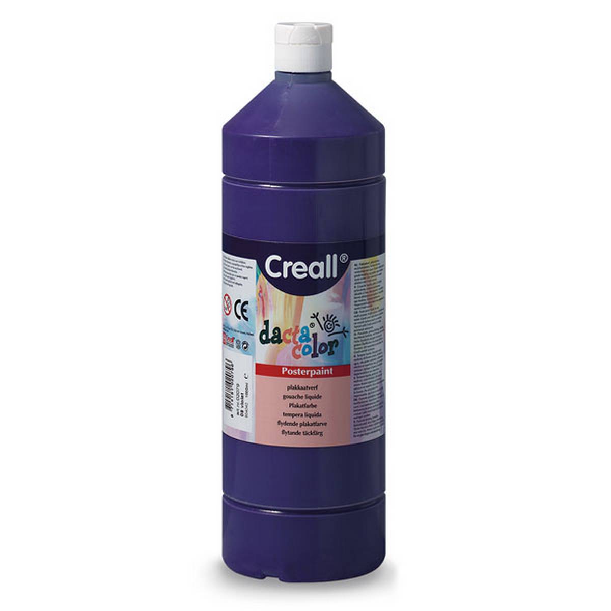 Creall 1 litre Bottle Poster Paint - Purple/Violet