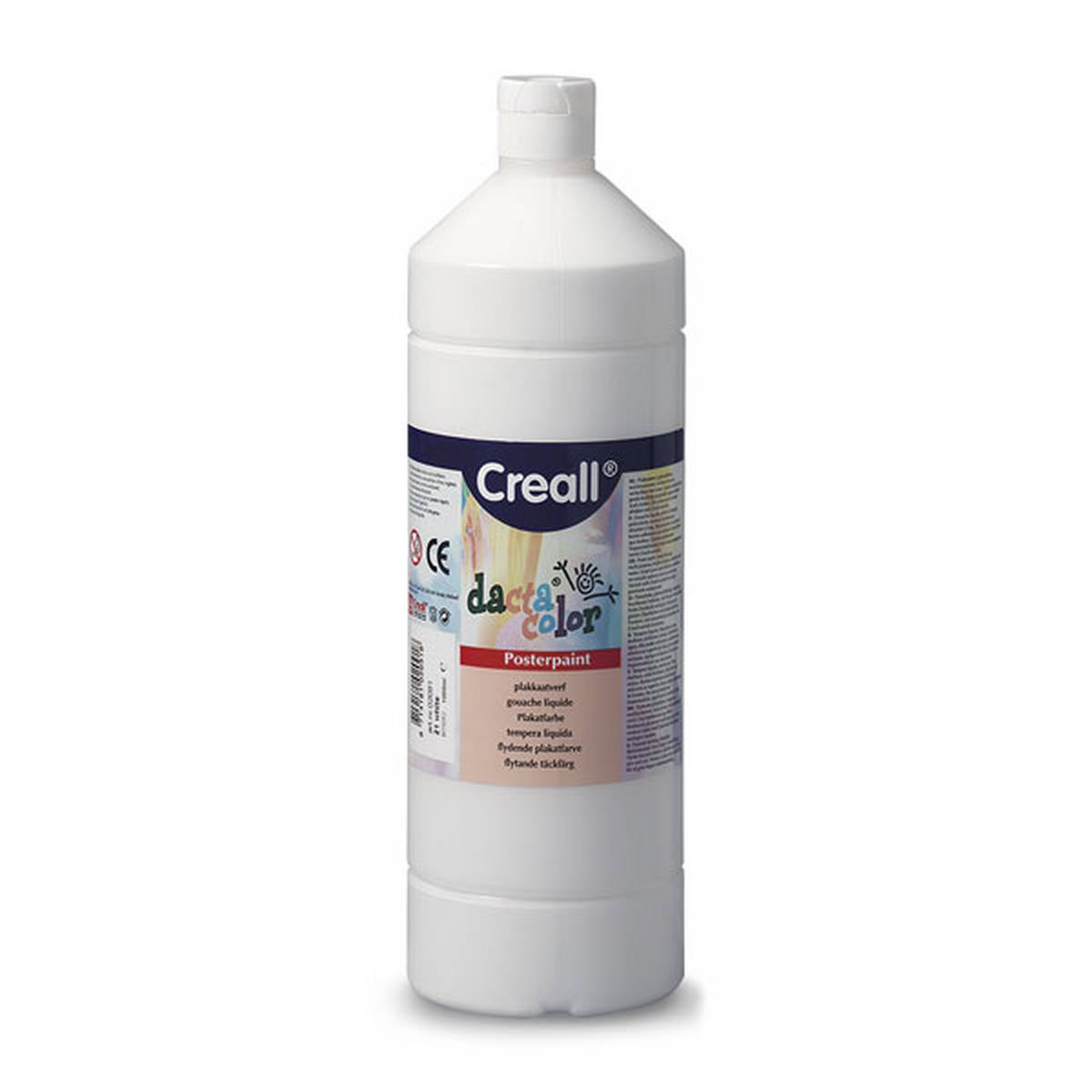 Creall 1 litre Bottle Poster Paint - White