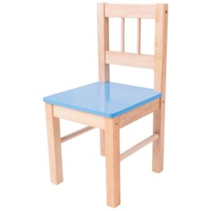 Wooden Chair (Blue)