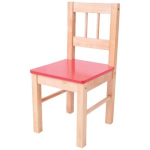 Wooden Chair (Red)