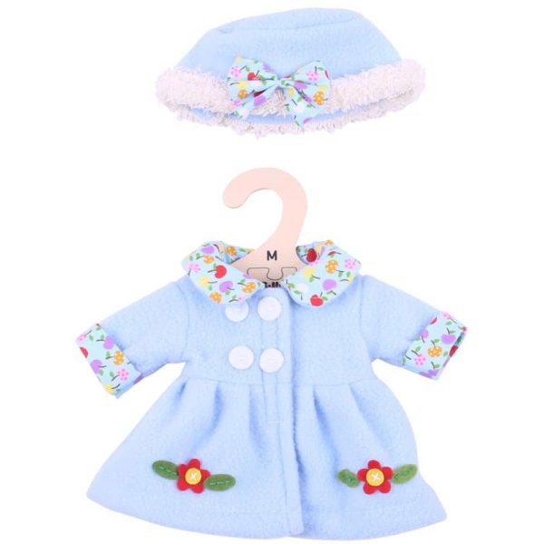 Blue Hat and Coat (for 34cm Doll)